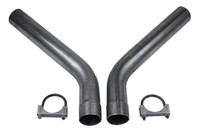 Aluminized Truck Dual Exhaust Side Exit kit 2.5/" or 2.25/"