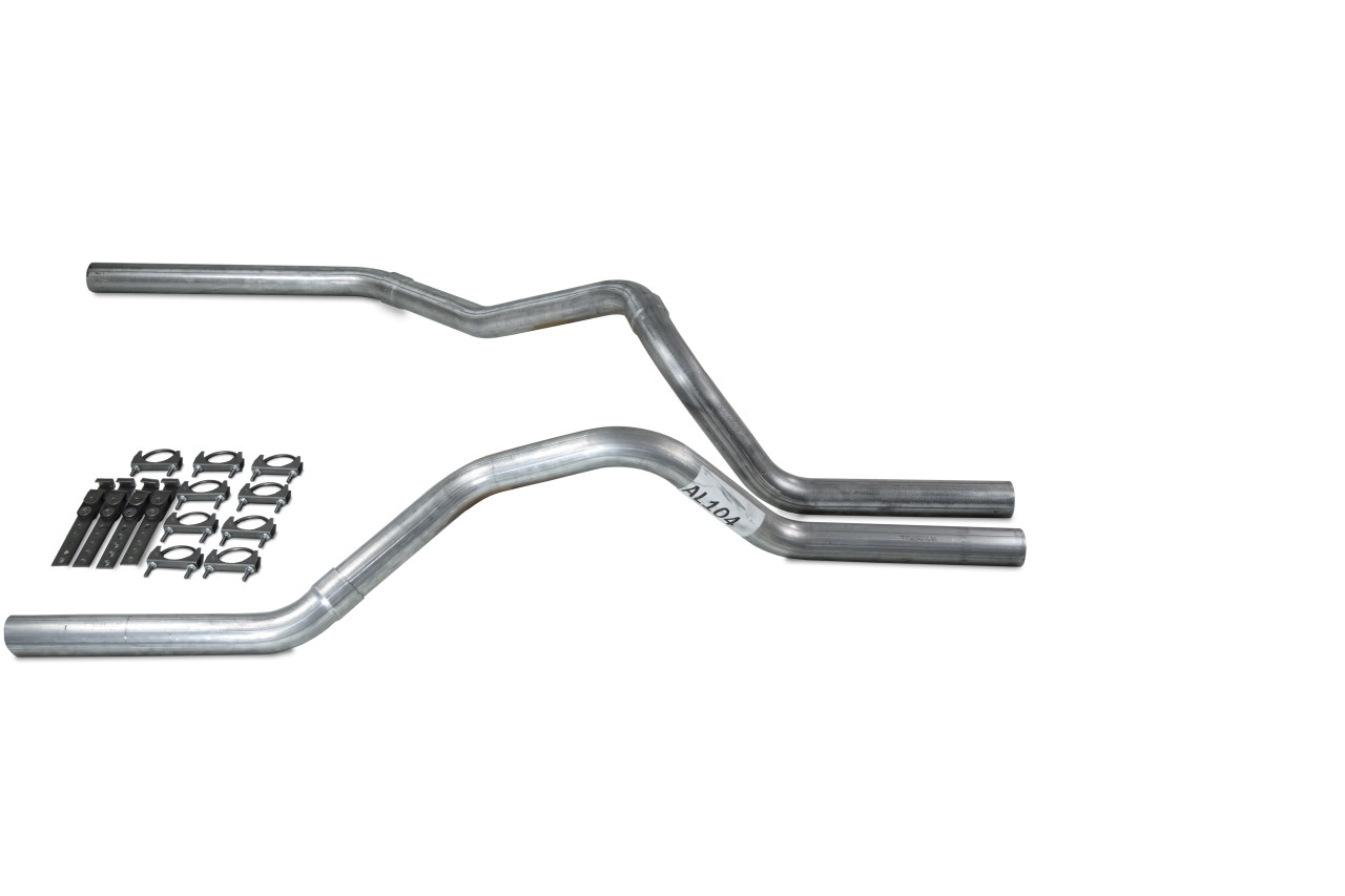 Dual pipes conversion exhaust kit fits 2002-2005 Dodge Rams trucks