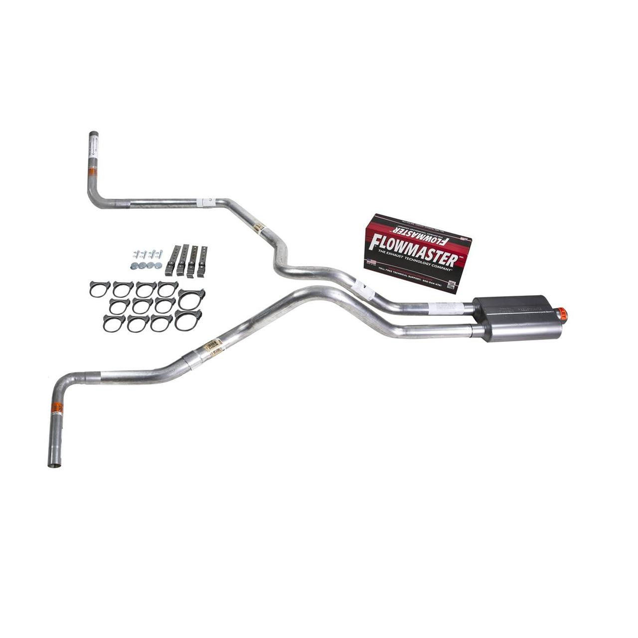 Truck Exhaust Kits DIY dual exhaust system 2.25 pipe Flowmaster 40