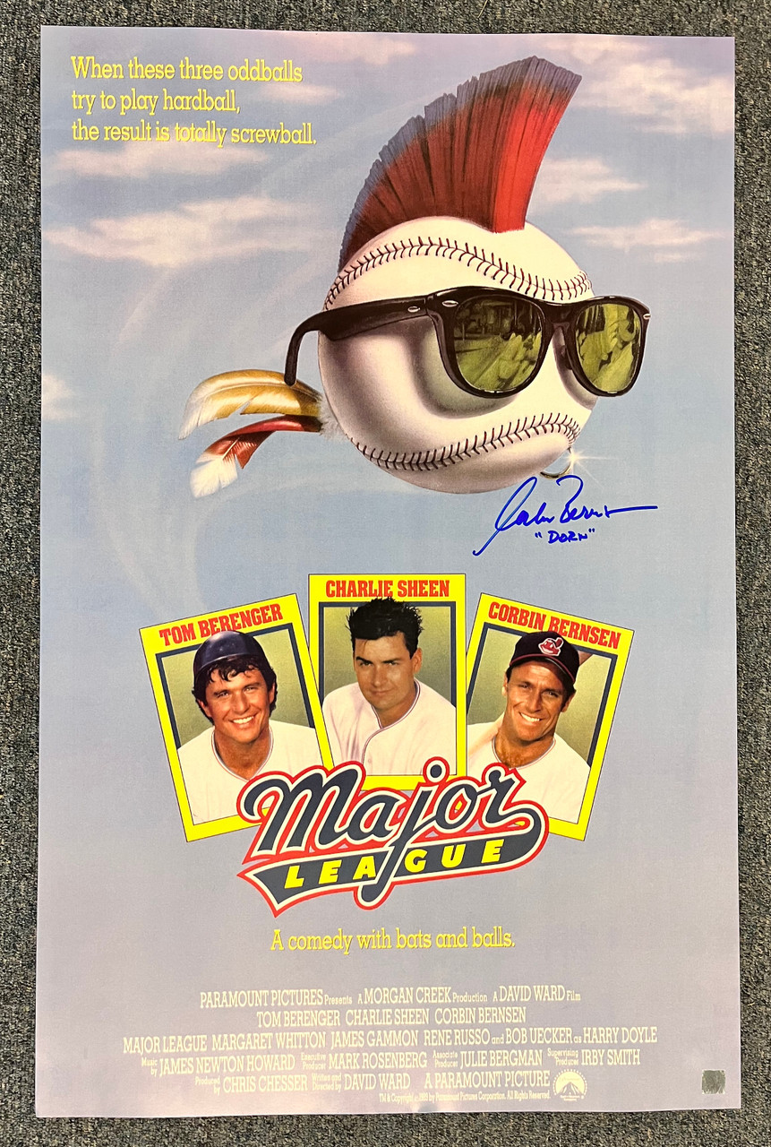 Major League cast signed movie photo