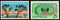 Australia View of Perth and Kangaroo Paw and Arms of Perth Scott 349-350 MNH Set of 2 Stamps