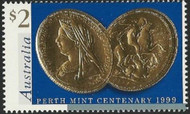 Australia Postage Stamp Perth Mint Centenary MNH