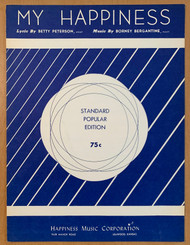 Front of Sheet Music.