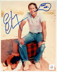 Autographed, along with a "special message" from Chevy.....