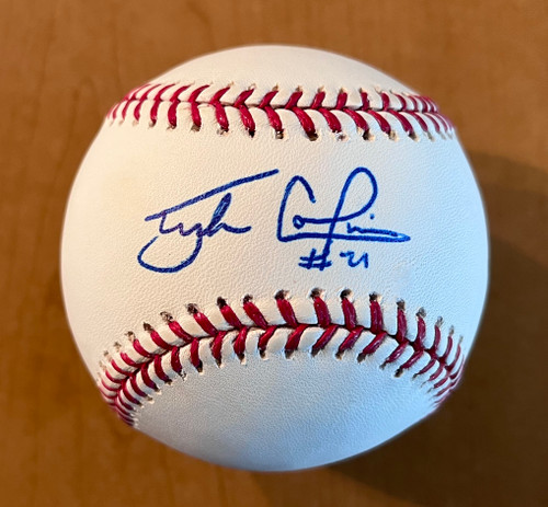 Buyer will receive actual signed baseball displayed in our images.