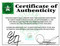 Certificate of Authenticity from SuperStar Greetings included.
