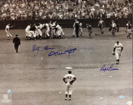 This limited edition 16x20 photograph has been signed by 3 members of the 1951 Giants and Dodgers.