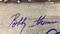 Bobby Thomson autograph close-up.