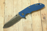 Hinderer XM-18 3-1/2" Skinner Flipper Blue