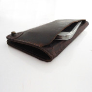 genuine natural leather case for samsung galaxy NOTE 2  cover purse pouch book wallet stand GANOTE2b