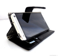 genuine real leather vintage Case for HTC ONE m7 book wallet handmade  slim 