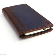 genuine real leather vintage Case for HTC ONE cover wallet handmade m7 skin flip free shipping