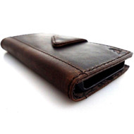 genuine vintage leather case for htc one m8 cover purse book pro wallet stand 
