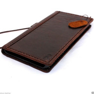 genuine italian leather case fit samsung galaxy s5 hard cover purse pro wallet stand luxury business