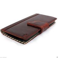 genuine vintage leather Case for LG G2 slim book pro wallet handmade MAGNET close uk