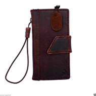 genuine oiled leather hard case for iphone 4s 4 cover book wallet credit card c s flip handmade luxury ! gift