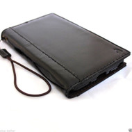 genuine retro leather case for Galaxy NOTE 4 book wallet cover black slim free shipping luxury uk daviscase