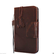 genuine vintage leather Case for Samsung Galaxy note 5 book Art pro wallet luxury cover 5 slim au