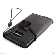 genuine vintage leather Case for Samsung Galaxy note 5 book wallet magnet cover luxury black cards slots slim daviscase