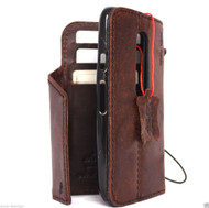 genuine Leather case hard Cover for Motorola Moto G 3rd gen Wallet Phone skin Retro style clip