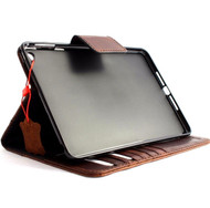genuine natural Leather Bag for iPad mini 4 case cover handbag apple air slim magnet  Art