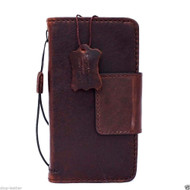 genuine italian oiled  leather slim case for for LG Nexus 5x cover book wallet credit card magnet luxurey flip safe 5 x pro