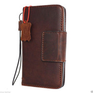 genuine oiled leather Case For for LG G Stylo  cover book luxury pro wallet handmade art Art