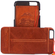 Genuine italian vintage leather slim case for iphone 6s  4.7 cover book wallet  luxurey flip slim DE