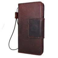 genuine real leather Case for Htc 10 book wallet luxury magnet closure cover s Businesse cards slots slim brown daviscase