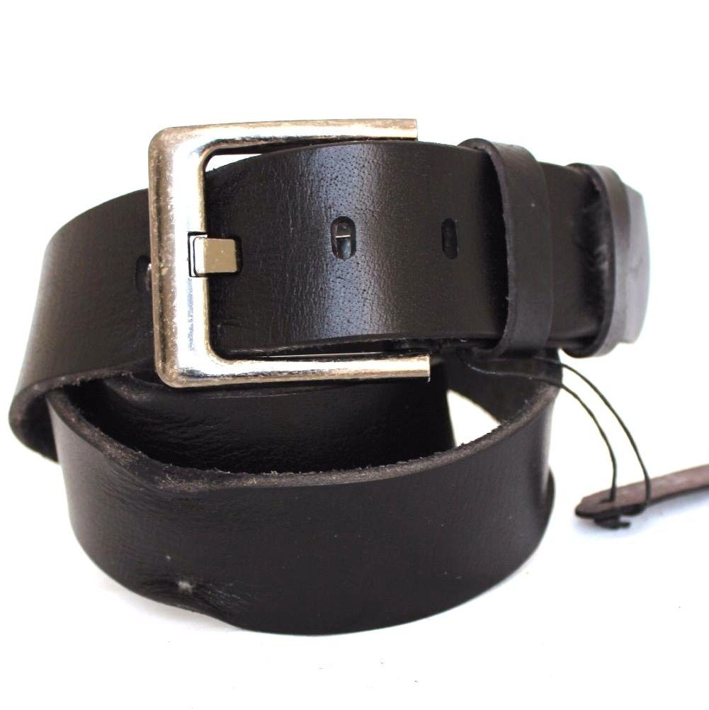 Genuine real Leather belt 43mm mens womens Waist handmade classic 60's D size S
