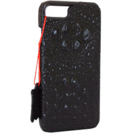 genuine real leather Case for apple iphone 7 hard cover crocodile style slim luxury Design thin black daviscase