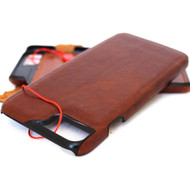 Genuine  luxury6 6s  iphone 7 handmade leather case slim (8) oiled italia 