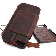 Genuine vintage leather case for iphone 7  cover book wallet credit card Removable detachable magnetic luxurey flip  slim holder davis