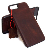 for Apple 6 6s  iphone 7 handmade real leather case slim (10) tretro oiled italian