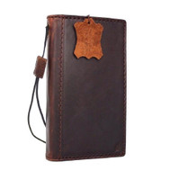 Genuine vintage leather for samsung galaxy s8 Case book wallet luxury 8 s Daviscase