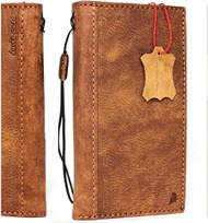 Genuine vintage leather case for oneplus 5 book wallet cover cards slots slim handmade Suede brown style daviscase