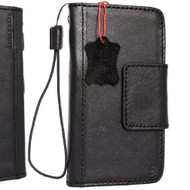 genuine vintage leather case for Samsung Galaxy Note 8 book wallet magnetic closure black cover luxury cards slots classic Daviscase