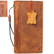 genuine real leather Case for apple iphone 8 book wallet cover slim handmade Davis