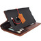 Genuine vintae leather case for LG V30 book cards wallet slim cover brown USA