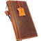 Genuine Tan vintage leather case for samsung galaxy s9 plus book wallet luxury cover slim Jafo Holder Daviscase us