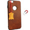 Genuine Leather Case for iPhone 8 Plus book wallet magnetic rubber cover Slim vintage brown classic Daviscase sl