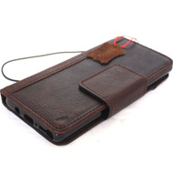 Genuine vintage leather case for Samsung Galaxy Note 8 book wallet magnet closure cover luxury cards slots classic Gafo