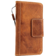 Genuine  vintage leather Case for Google Pixel XL 2 book wallet soft holder luxury magnetic cover pro JP