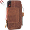 Genuine real leather Case for iPhone XS vintage cover credit cards Removable detachable magnetic slots luxury lite Daviscase 10 pro Jafo 