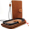 Genuine leather Case for iPhone 8 Plus book wallet cover detachabl magnetic soft holder vintage style Jafo 1948  fr