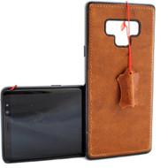 Genuine leather case for Samsung Galaxy Note 9 book handmade cover slim magneticsoft holder Daviscase vintage pro