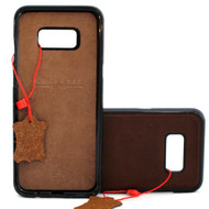 Genuine leather Case for Samsung Galaxy S8 Plus cover magnetic soft rubber vintage slim Daviscase au