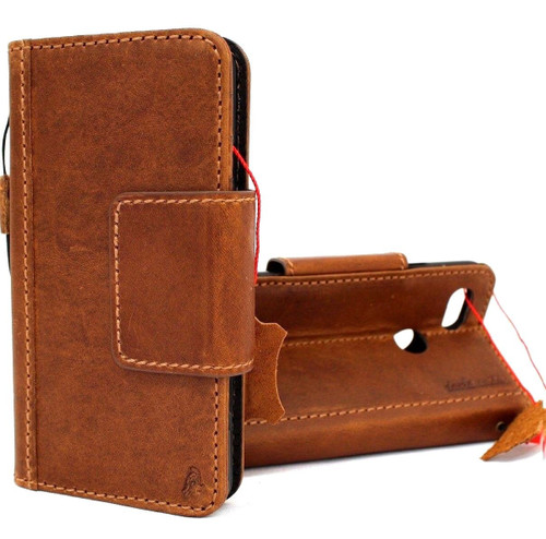 Genuine oiled vintage leather Case for Google Pixel XL 3 book magnetic holder wallet luxury cover soft holder Davis DE