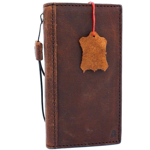 Genuine oiled vintage leather Case for Google Pixel  3 book holder wallet luxury cover pro Davis de