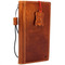 Genuine oiled vintage leather Case for Google Pixel XL 3 book rubber holder wallet luxury Tan cover pro Davis jp